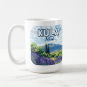 Kula Maui Haleakala Hawaii Lavendel Retro Koffiemok (Links)