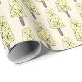 Kulfi Qulfi Indian Food Ice Cream Frozen Dessert Cadeaupapier (Rol Hoek)