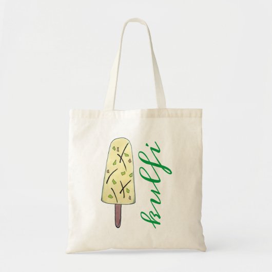 Kulfi Qulfi Indian Food Ice Cream Frozen Dessert Tote Bag (Voorkant)