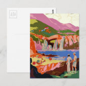  Kuling China Golfer and Landscape Travel Briefkaart (Voorkant / Achterkant)