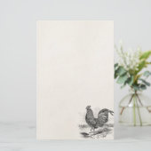  Kulm Fowl Rooster Chicken - Chickens Hen Briefpapier (Staand voorkant)