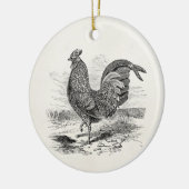 Kulm Fowl Rooster Chicken - Chickens Hen Keramisch Ornament (Links)