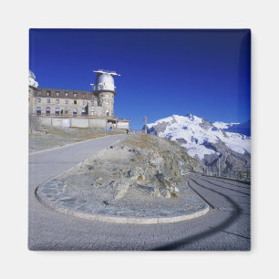 Kulm hotel en pad, Gornergrat, Zermatt, Magneet