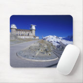 Kulm hotel en pad, Gornergrat, Zermatt, Muismat (Met muis)