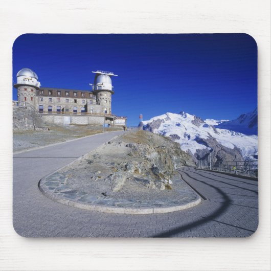 Kulm hotel en pad, Gornergrat, Zermatt, Muismat (Voorkant)