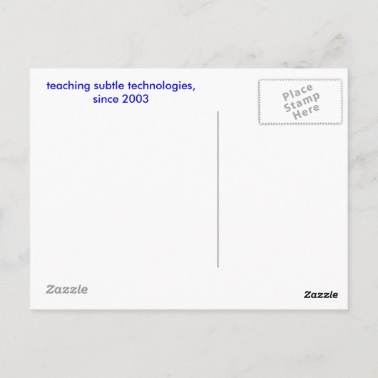 kulshan college briefkaart (Achterkant)