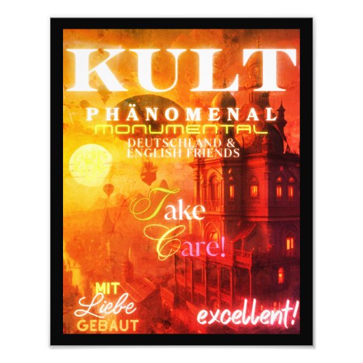KULT PHÄNOMENAL MONUMENTAL FOTO AFDRUK (Voorkant)