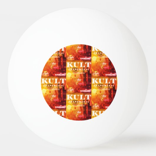 KULT PHÄNOMENAL MONUMENTAL PINGPONGBAL (Voorkant)