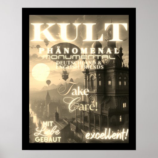 KULT PHÄNOMENAL MONUMENTAL POSTER (Voorkant)