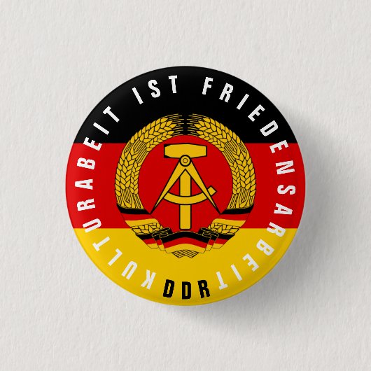 Kulturabeit ist Friedensarbeit Ronde Button 3,2 Cm (Voorkant)