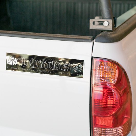 Kulture Tattoo Bumpersticker (Op Truck)
