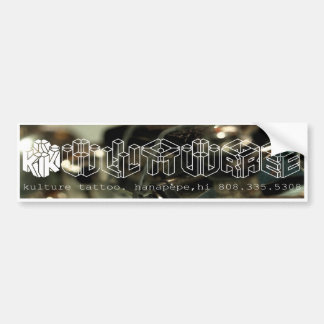 Kulture Tattoo Bumpersticker