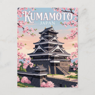 Kumamoto Kasteel Japan Briefkaart