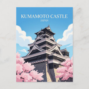 Kumamoto Kasteel Japan Briefkaart