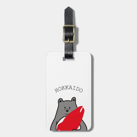 kumapen hokkaido bagagelabel (Voorkant verticaal)