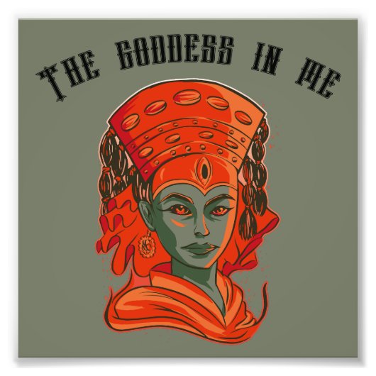 Kumari - De godin in mij Foto Afdruk (Voorkant)