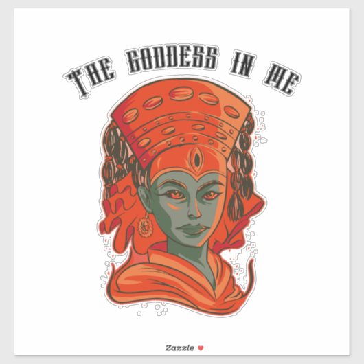 Kumari - De godin in mij Sticker (Vel)