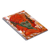 Kumari, vrouwengezicht notitieboek (Rechterzijde)