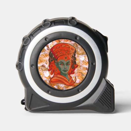 Kumari, vrouwengezicht rolmaat (Voorkant)