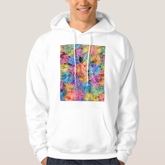 Kumasi Ghana City Map Hoodie (Voorkant)