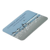 Kumberland Island Beach, Flocking Birds, Ocean Magneet (Linkerzijde)