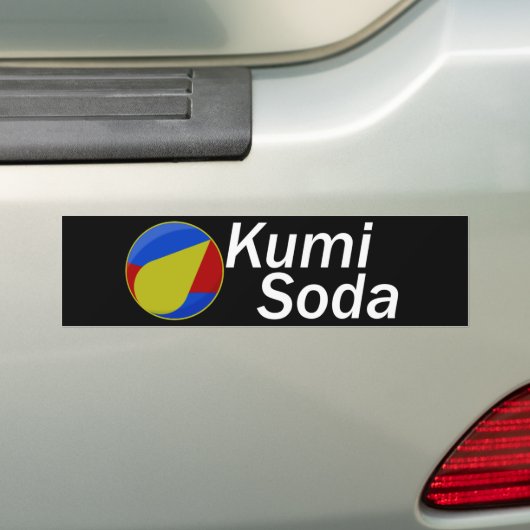 Kumi Soda Full Logo Bumpersticker (Op auto)
