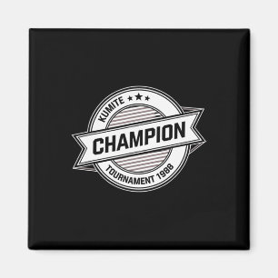 Kumite Kampioen Martial Arts Kung Fu Karate Biosco Magneet