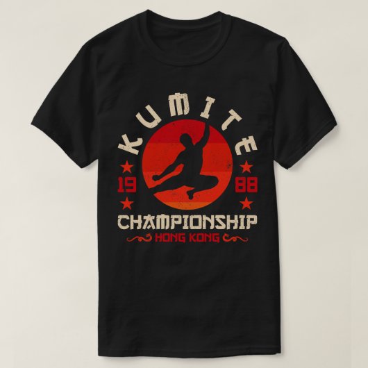 Kumite Kampioenschap 1988 T-shirt (Design voorkant)