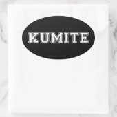 Kumite Ovale Sticker (Tas)