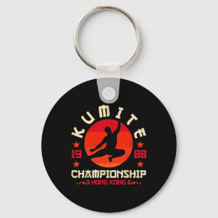Kumite Tournament Retro Grappig Viral Karate Sleutelhanger