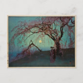 Kumoi Cherry Trees 1920 Japanse houtblokafdruk Briefkaart (Voorkant)