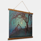 Kumoi Cherry Trees 1920 Japanse houtblokafdruk Hangend Wandkleed (Gebogen)