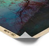 Kumoi Cherry Trees 1920 Japanse houtblokafdruk Poster (Hoek)