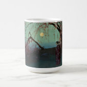 Kumoi Cherry Trees Japanse houtblok print repro Koffiemok (Center)