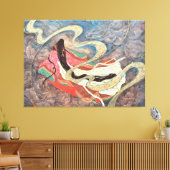  Kumoi-ji: Celestial Journey of the Heian Princess Canvas Afdruk (Insitu (Woonkamer))