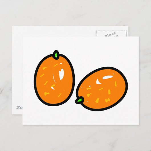 Kumquat Briefkaart (Voorkant / Achterkant)