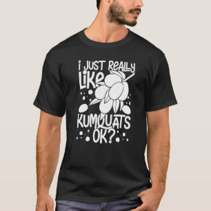 Kumquat Tree Fruit haalt Oranje Plant marmelade in T-shirt