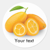 Kumquats Ronde Sticker (Voorkant)