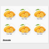 Kumquats Ronde Sticker (Vel)