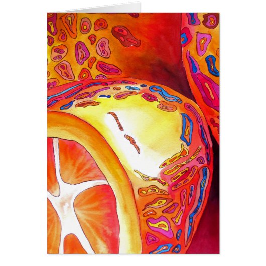 Kumquats sinaasappel citrus waterverf vruchtenkuns (Voorkant)