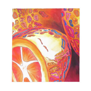 Kumquats sinaasappel citrus waterverf vruchtenkuns notitieblok