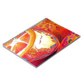 Kumquats sinaasappel citrus waterverf vruchtenkuns notitieboek (Linkerzijde)