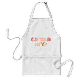 Kun Je 100ºC Apron 1 Standaard Schort
