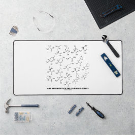 Kun je de 20 aminozuren identificeren? chemie bureaumat