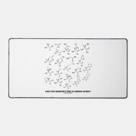 Kun je de 20 aminozuren identificeren? chemie bureaumat