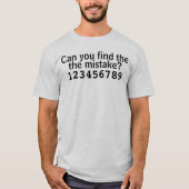 Kun je de fout vinden? Fun T-shirt (Voorkant)