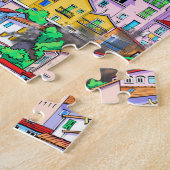 Kun je de kat vinden? legpuzzel (Zijkant)