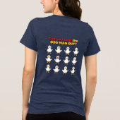 Kun je de vreemde man grappig ontdekken Tri-Blend shirt (Achterkant)