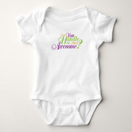 Kun je deze Awesome aan Romper (Voorkant)