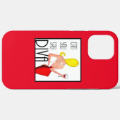 "Kun je DIVA noemen?" Case-Mate iPhone Case (Achterkant (horizontaal))